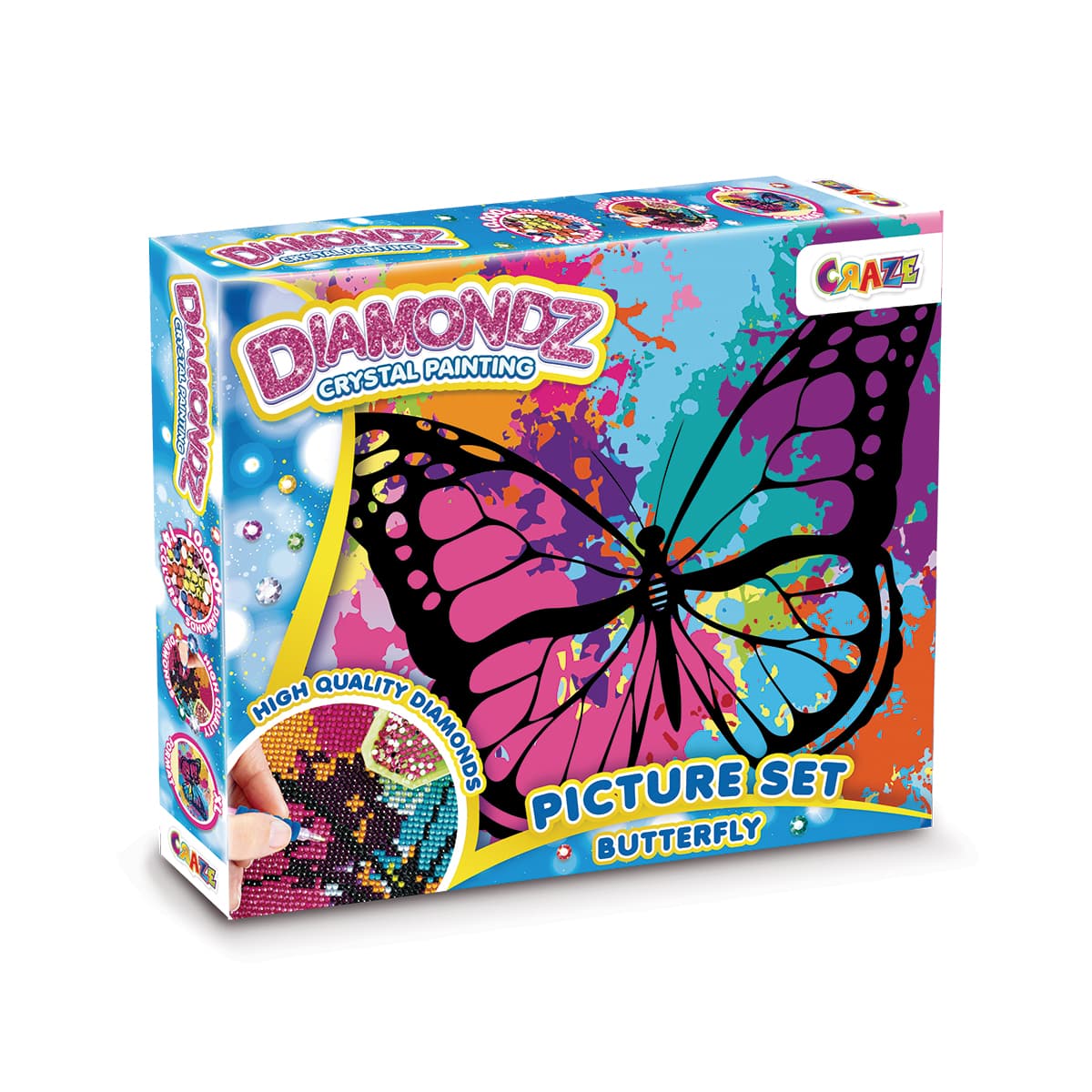 Gemas Autoadhesivas - CUADRO GRANDE MARIPOSA